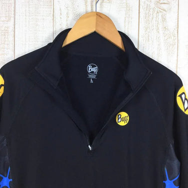 【Men's L ブラック系】Buff ( バフ ) プロチーム ジップネック ロングスリーブ スウェットシャツ Pro Team Aten Long-Sleeved Sweat Shirts 保温 トップ 2087.999.1FT International Men's 化繊 ロングスリーブシャツ インナー シャツ トップス ウェア - 【公式】2ndGEAR（セカンドギア）Webショップ【登山用品・アウトドア用品専門 買取販売店】