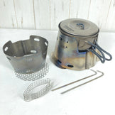 One Size Silver Trail Designs Sidewinder + Evernew Titanium Cooker + Ceramic Cookware Set (burner stove, product code: z00054318)