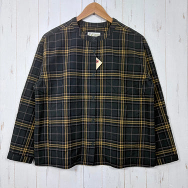 【Women's M Green】 Marmot Mountain Shirt Discontinued Model Hard to Find Yuri Yonekura Collaboration Model Polyester Wear Tops Inner Shirt Long Sleeve Shirt Wool z00057082 Wool Long Sleeve Shirt Inner