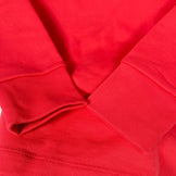 Jackwolfskin Essential Crewneck, Kid's Size 8, Tulip Red, Organic Cotton Fleece Jacket, Size z00054626