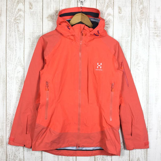 【女款M橙】Haglofs Rock High Q Jacket Roc High Q Jacket 3L Gore-Tex Pro 602095 国际女式硬壳外套上衣