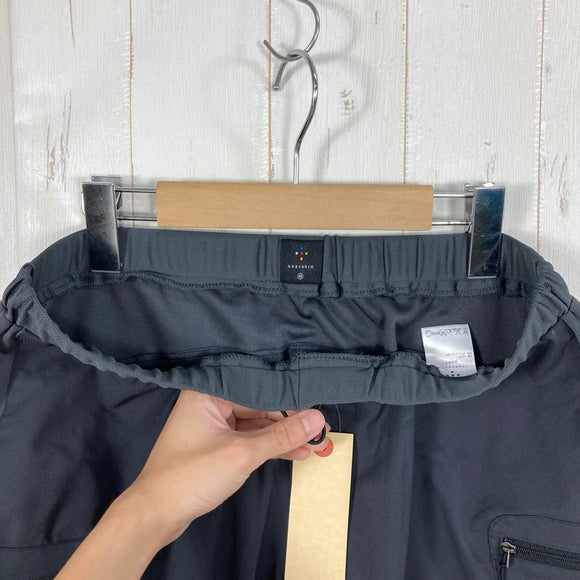 【Men's M グレー系】 Axesquin ( アクシーズクイン ) クロップド メッシュストレッチパンツ ポリエステル ウェア ボトムス ショーツ ショートパンツ  z00061415   ショーツ ショートパンツ ボトムス ウェア
