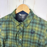 【Women's S カーキグリーン系】 Norrona ( ノローナ ) タモック ウール シャツ ウィメンズ Tamok Wool Shirt W's 1219-19 3001 ROSIN z00056114 3001 ROSIN ウール ロングスリーブシャツ インナー