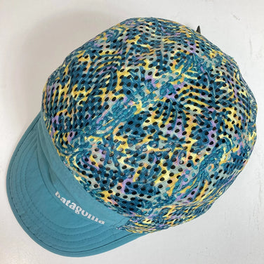 【OneSize ブルー系】 Patagonia ( パタゴニア ) ダックビル キャップ Duckbill Cap Wild Botanist / Wetland Blue ポリエステル ウェア ウェア小物 ヘッドウェア キャップ z00053152 Wild