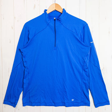 【Men's M ブルー系】 Finetrack ( ファイントラック ) ドラウトゼファー ジップネック ナイロン ウェア トップス インナー シャツ ロングスリーブシャツ 化繊 z00052582 化繊 ロングスリーブシャツ インナー シャツ トップス ウェ - 【公式】2ndGEAR（セカンドギア）Webショップ【登山用品・アウトドア用品専門 買取販売店】