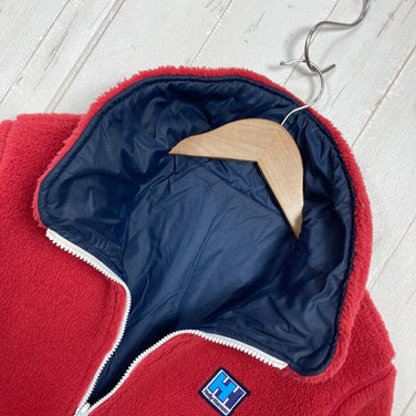 【Men's M レッド系】 Helly Hansen ( ヘリーハンセン ) ファイバーパイル ブローストッパー ジャケット FP BLOW STOPPER JACKET FIBERPILE ポリエステル ウェア トップス アウター ジャケット フリース z00