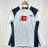 The North Face 男款 Hybrid Delta 拉链衫，M 码，白色。涤纶，长袖衬衫，合成纤维。(z00053919)