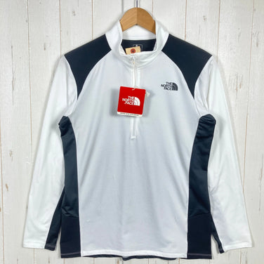 The North Face 男款 Hybrid Delta 拉链衫，M 码，白色。涤纶，长袖衬衫，合成纤维。(z00053919)