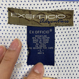【Men's L ブルー系】 Exofficio ( エクスオフィシオ ) ロングスリーブ フィッシング シャツ Long Sleeve Fishing Shirt 生産終了モデル 入手困難 ナイロン ウェア トップス インナー シャツ ロングスリーブシャツ 化繊