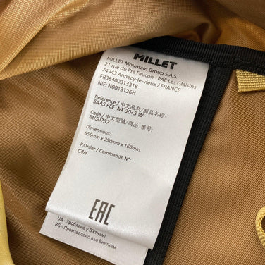 Millet SAAS FEE NX 30+5 尼龙储物背包，女款小号，米色，容量 30L-54L (z00054575)