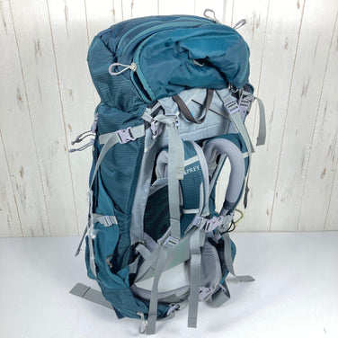 【Women's M/L グリーン系】 Osprey ( オスプレー ) エーリエル プラス 60 Ariel Plus 60 ナイトジャングルブルー ナイロン バッグ ストレージ バックパック 容量【55L～79L】 z00055581 ナイトジャングルブルー 容量【55