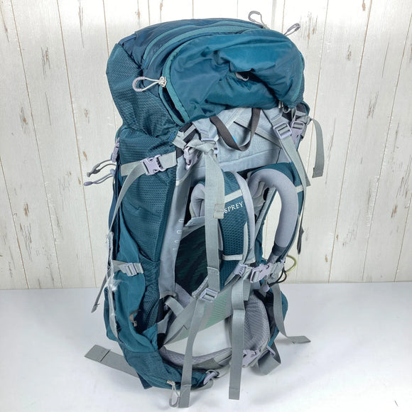 【Women's M/L グリーン系】 Osprey ( オスプレー ) エーリエル プラス 60 Ariel Plus 60 ナイトジャングルブルー ナイロン バッグ ストレージ バックパック 容量【55L～79L】 z00055581 ナイトジャングルブルー 容量【55