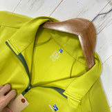 【Men's M イエロー系】 Finetrack ( ファイントラック ) ドラウト エア ジップ ネック Drought Air Zip Neck ポリエステル ウェア トップス インナー シャツ ロングスリーブシャツ 化繊 z00059824  化繊 ロングス