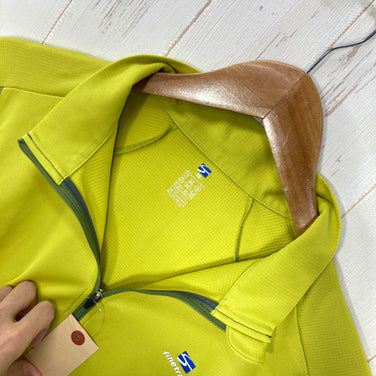 【Men's M イエロー系】 Finetrack ( ファイントラック ) ドラウト エア ジップ ネック Drought Air Zip Neck ポリエステル ウェア トップス インナー シャツ ロングスリーブシャツ 化繊 z00059824  化繊 ロングス