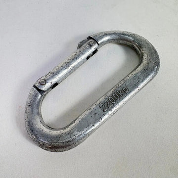 【OneSize シルバー系】 1972 Chouinard ( シュイナード ) スタンダード カラビナ Standard Carabiner ビンテージ オリジナル 入手困難 CHOUINARD/SALEWA 2200kp tested ロッククライミングギア - 0