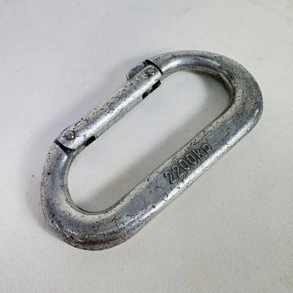 【OneSize シルバー系】 1972 Chouinard ( シュイナード ) スタンダード カラビナ Standard Carabiner ビンテージ オリジナル 入手困難 CHOUINARD/SALEWA 2200kp tested ロッククライミングギア