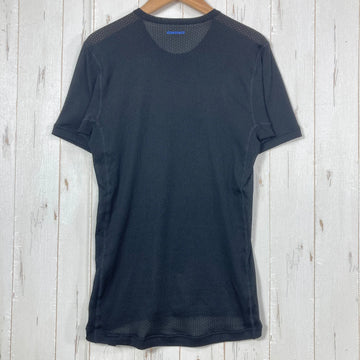 【Men's M ブラック系】 Finetrack ( ファイントラック ) ドライレイヤーベーシックT ポリエステル ウェア トップス インナー シャツ ショートスリーブTシャツ クルーネック 化繊 z00054541  化繊 ショートスリーブTシャツ クルーネッ - 0