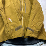 Teton Bros TB 夹克，男款，中号，米色，枪灰色尼龙，硬壳外套，Polartec Neoshell，z00054423