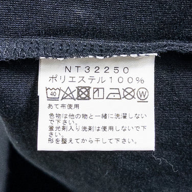 The North Face 男式中号黑色短袖三色渐变 T 恤，春夏，涤纶，圆领，汗衫，上衣，短袖 T 恤
