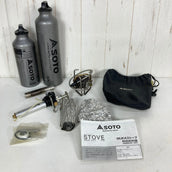 【OneSize グレー系】 Soto ( ソト ) ムカ ストーブ MUKA Stove フューエルボトル700ml/1000ml セット 予熱不要 / レギュラーガソリン対応 クックウェア バーナー ストーブ z00060934 バーナー ストーブ クックウ