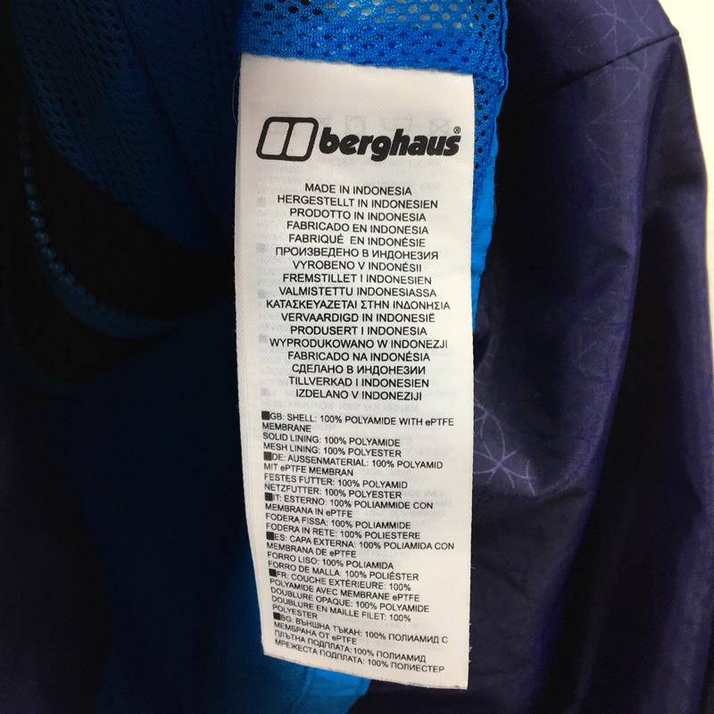 【Women's 12 ブルー系】 Berghaus ( バーグハウス ) ゴアテックス ハードシェル ジャケット Goretex Hardshell Jacket フーディ フード着脱可能 21380 International Women's  ハードシェル アウタ