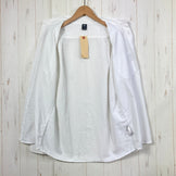 【Men's S ホワイト系】 Montbell ( モンベル ) WIC.ドライタッチ ロングスリーブシャツ Men's WIC. Dry-Touch Long Sleeve Shirt Men's ボタンダウン UVカット ポリエステル ウェア トップス インナ