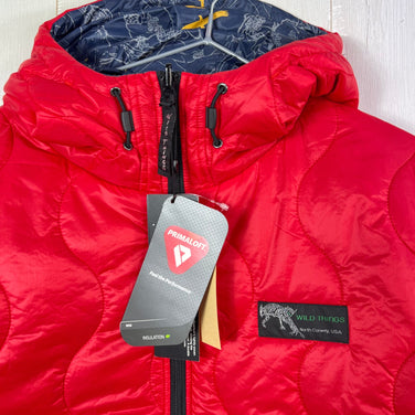 【Men's L レッド系】 Wildthings ( ワイルドシングス ) リバーシブル ビレイ ジャケット Reversible Belay Jacket WT24120SK RED× CLIMBER z00056189 RED× CLIMBER 化繊インサレ