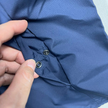 Unisex M Blue Houdini Weather Tee 159784 Bucket Blue z00055958 Bucket Blue Synthetic Short Sleeve T-Shirt Crew Neck Undershirt Top