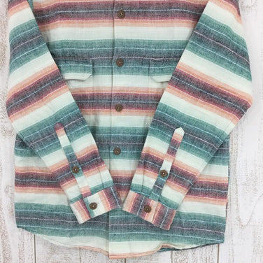 【Men's S グリーン系】 Patagonia ( パタゴニア ) ヘビー フランネル シャツ Heavy Flannel Shirts サニーストライプ 生産終了モデル リメイク International Men's サニーストライプ コットン ロングスリー - 【公式】2ndGEAR（セカンドギア）Webショップ【登山用品・アウトドア用品専門 買取販売店】