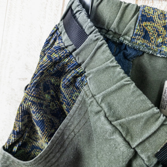 【Men's S グリーン系】 c2000 Last Chance ( ラストチャンス ) クライミングパンツ Climbing Pants 生産終了モデル 入手困難 ライトダック×ペイズリー柄コーデュロイ コットン ウェア ボトムス ロングパンツ コットン z00 - 【公式】2ndGEAR（セカンドギア）Webショップ【登山用品・アウトドア用品専門 買取販売店】