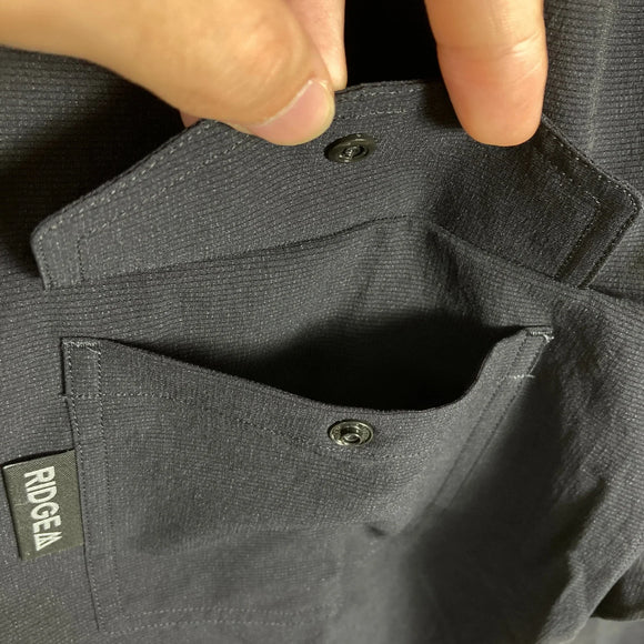 【Women's S ブラック系】 Ridge Mountain Gear ( リッジマウンテンギア ) ポリベーシックロングスリーブシャツ Poly Basic Long Sleeve Shirt Black Navy ポリエステル ウェア トップス インナー シャツ