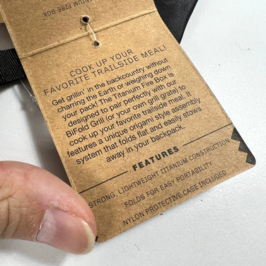 Vargo 钛合金火箱（不含烤架）T-319（均码，银色）（z00056886）- 露营装备