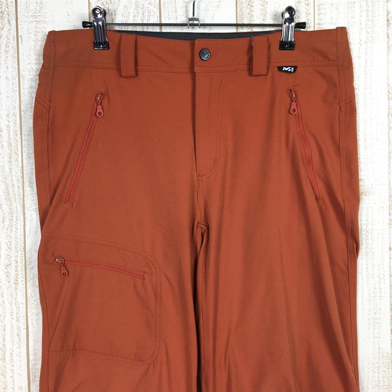 【Men's L オレンジ系】 Millet ( ミレー ) トレッカー ストレッチ パンツ Trekker Stretch Pants MIV6385 Asian Men's  ソフトシェル ロングパンツ ボトムス ウェア