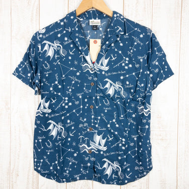 【Women's S ネイビー系】 Patagonia ( パタゴニア ) ライトウェイト パタロハ シャツ Lightweight Pataloha Shirt セルロース 52593 International Women's HETL ショートスリーブシャツ イ - 【公式】2ndGEAR（セカンドギア）Webショップ【登山用品・アウトドア用品専門 買取販売店】