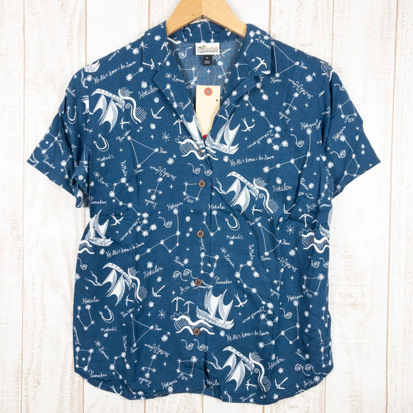 【Women's S ネイビー系】 Patagonia ( パタゴニア ) ライトウェイト パタロハ シャツ Lightweight Pataloha Shirt セルロース 52593 International Women's HETL ショートスリーブシャツ イ - 【公式】2ndGEAR（セカンドギア）Webショップ【登山用品・アウトドア用品専門 買取販売店】
