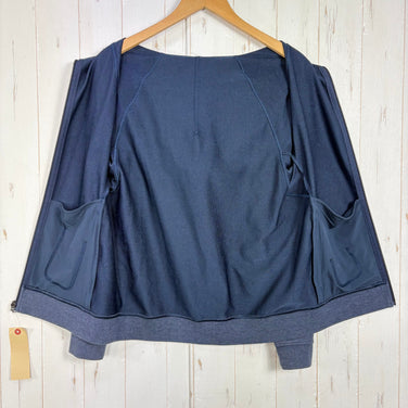 【Men's XS ネイビー系】 Lululemon ( ルルレモン ) シティ スウェット フルジップ フーディ City Sweat Full-Zip Hoodie Heathered True Navy 4WAYストレッチ ウェア トップス インナー シャツ フ