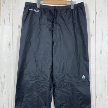 【Men's XL-Long ブラック系】 Montbell ( モンベル ) ストームクルーザー パンツ Men's Storm Cruiser Pants Men's GORE-TEX / GORE C-KNIT ナイロン ウェア ボトムス ロングパンツ レインシェル z0 - 0