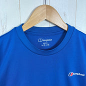 【Men's S ブルー系】 Berghaus ( バーグハウス ) ベーシック ティーシャツ Basic T-Shirt ポリエステル ウェア トップス インナー シャツ ショートスリーブTシャツ クルーネック 化繊 z00057920  化繊 ショートスリーブ