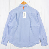 【Women's S ブルー系】 Ridge Mountain Gear ( リッジマウンテンギア ) ベーシック ロングスリーブシャツ ストライプ Basic Long Sleeve Shirt Stripe Blue / White ポリエステル ウェア トップス