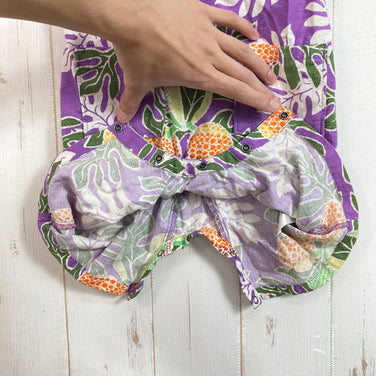 【Baby's 3T パープル系】 2018 Patagonia ( パタゴニア ) パタロハ ロンパース Pataloha Romper Ulu Paradise Light Acal / ULUL オーガニックコットン ウェア ドレス ワンピース z00058082