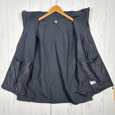 Montbell Men's Medium Black OD Parka, Nylon Windshell Jacket, z00055379.