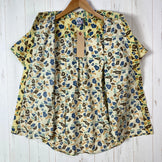 Women's Medium Beige Chums Original Pattern Cotton Shirt, Cotton Tops, Undershirt, Short Sleeve Shirt, Cotton z00053170