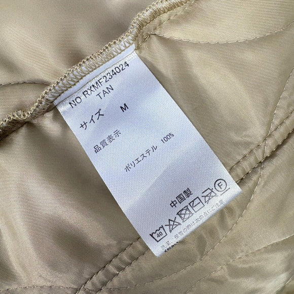 【Men's M ベージュ系】 Rokx ( ロックス ) キルト カーディガン インスレーテッド ポーラテック パワー フィル Quilt Cardigan Insulated Polartec Power Fill RXMF234024 R21 TAN z000