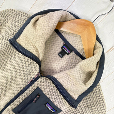【Men's L ベージュ系】 2022 Patagonia ( パタゴニア ) R1 エア フルジップ フーディ R1 Air Full-Zip Hoody ORTN / Oar Tan 吸湿発散 速乾 通気性 テクニカルフリース ポリエステル ウェア トップス