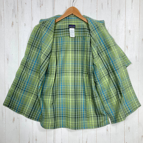 【Men's S グリーン系】 2009 Patagonia ( パタゴニア ) ショートスリーブ パッカーウェア シャツ Short Sleeved Packerwear Shirts CYU 生産終了モデル 入手困難 ウェア トップス インナー シャツ ショート