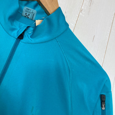 【Women's L ブルー系】 Haglofs ( ホグロフス ) パルス ツー ロングスリーブ ジップ ティー Puls II Long Sleeve Zip Tee ポリエステル ウェア トップス インナー シャツ ロングスリーブシャツ 化繊 z00059877