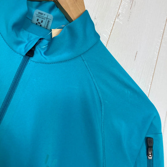 【Women's L ブルー系】 Haglofs ( ホグロフス ) パルス ツー ロングスリーブ ジップ ティー Puls II Long Sleeve Zip Tee ポリエステル ウェア トップス インナー シャツ ロングスリーブシャツ 化繊 z00059877