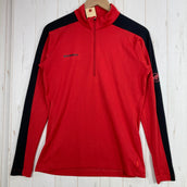 【Men's S レッド系】 Mammut ( マムート ) パフォーマンス サーマル ジップ ロングスリーブ ポリエステル ウェア トップス インナー シャツ ロングスリーブシャツ 化繊 z00059468  化繊 ロングスリーブシャツ インナー シャツ トップ
