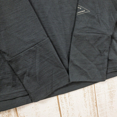 【Men's L グレー系】 Atelier Blue Bottle ( アトリエブルーボトル ) モック ロングスリーブ Mock Long Sleeve スーパーナチュラル コラボ ウール ウェア トップス インナー シャツ ロングスリーブシャツ ウール z0 - 【公式】2ndGEAR（セカンドギア）Webショップ【登山用品・アウトドア用品専門 買取販売店】