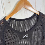 【Men's S/M ブラック系】 Millet ( ミレー ) ドライナミック メッシュ 3/4 スリーブ クルー DRYNAMIC MESH 3/4 SLEEVE CREW ポリプロピレン ウェア トップス インナー シャツ ロングスリーブTシャツ クルーネック 化